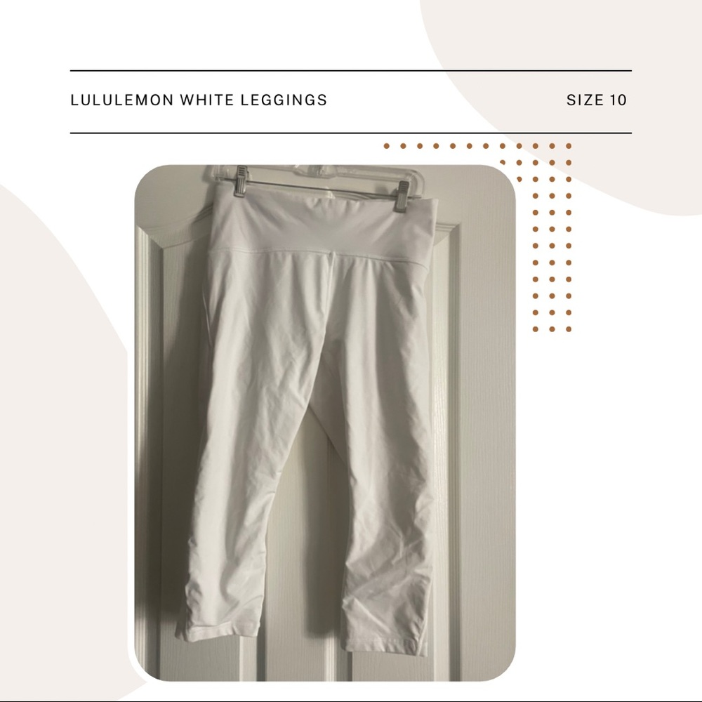 Lululemon White Leggings